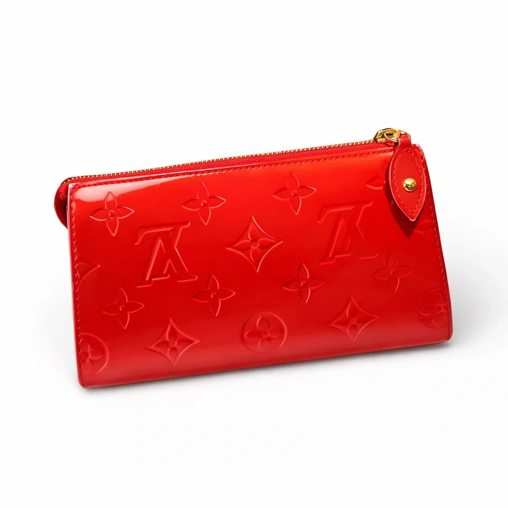 Louis Vuitton Monogram LV Vernis Canvas Trousse Cosmetic Makeup Pouch